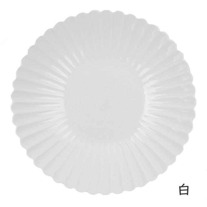 食器 大皿 おしゃれ 菊型 21cm 皿 和食器 深皿 美濃焼 花形 花型