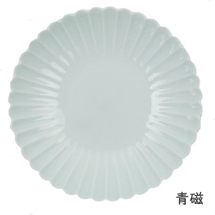食器 大皿 おしゃれ 菊型 21cm 皿 和食器 深皿 美濃焼 花形 花型 選べる4色 |  | 03