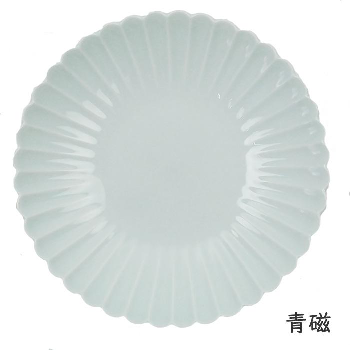食器 大皿 おしゃれ 菊型 21cm 皿 和食器 深皿 美濃焼 花形 花型 選べる4色 |  | 12