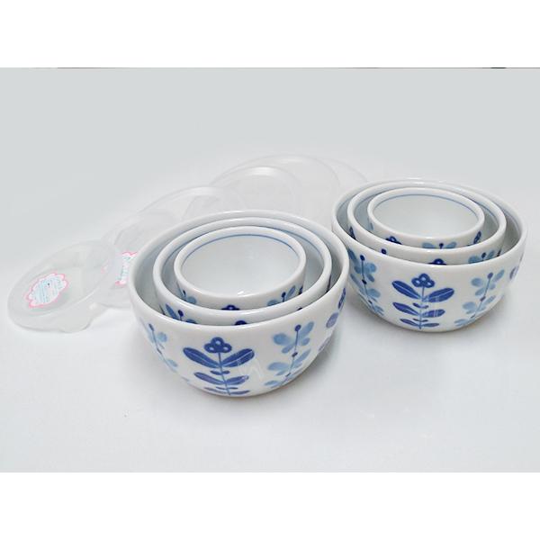 レンジパック 小鉢 陶器 木立 6個セット 保存容器 蓋付き 食器セット