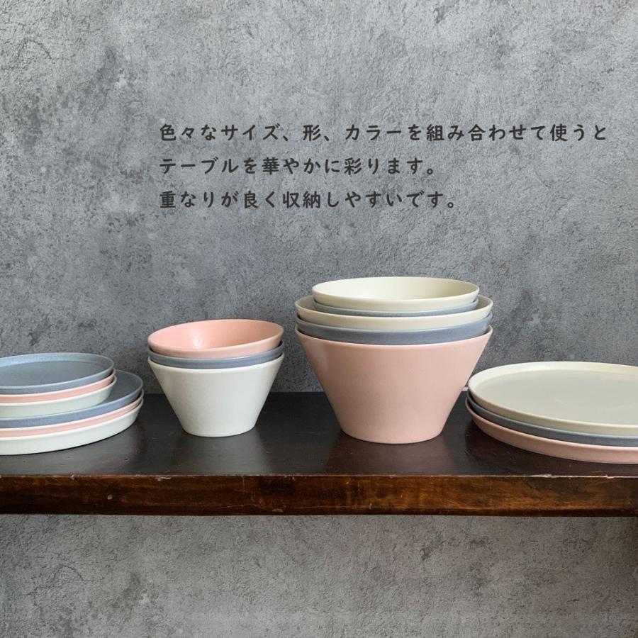 プレートM フラット皿 おしゃれ 20cm プレート Mino_works 日本製 取り