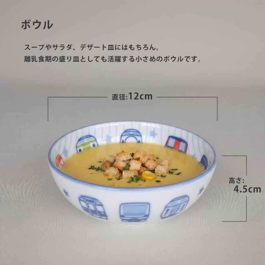 子供食器セット トレインフェイス7点セット 皿 小鉢 茶碗 マグ 箸