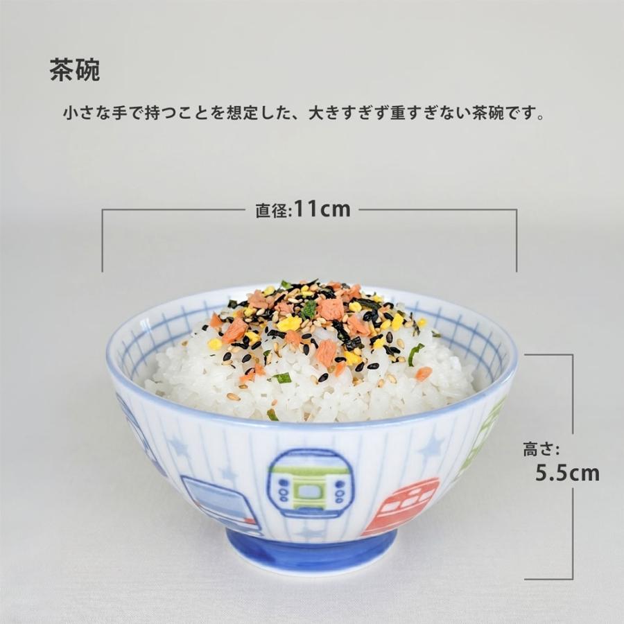 子供食器セット トレインフェイス7点セット 皿 小鉢 茶碗 マグ 箸