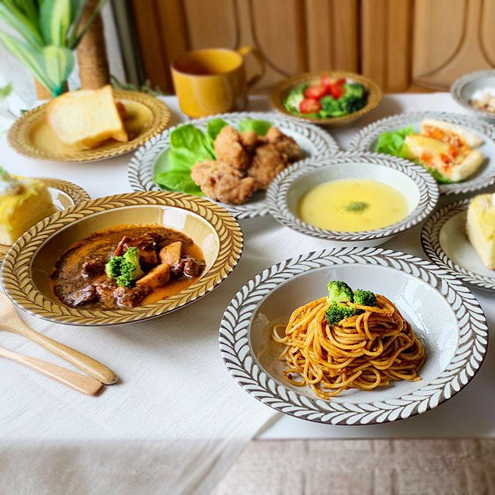 お皿 スープ皿 おしゃれ ブロウ21cmスープ皿 食器 カレー皿 サラダ
