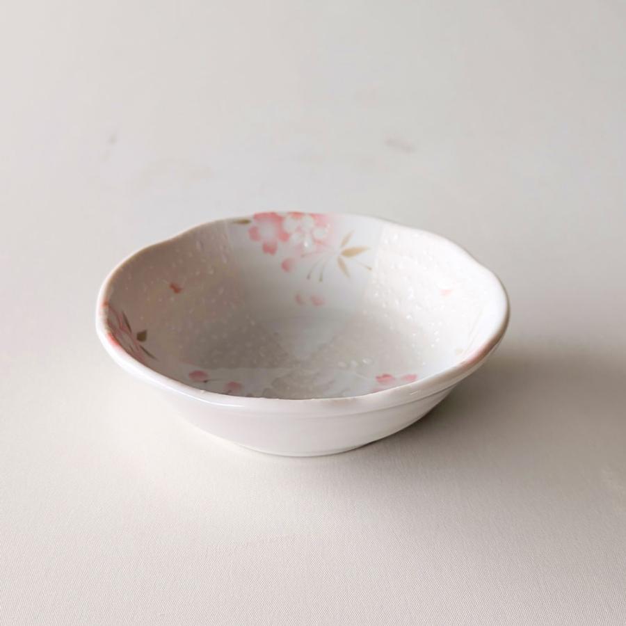 和食器 小鉢 間取桜 14cm 美濃焼 おしゃれ 4.5寸 器 ボウル サラダ
