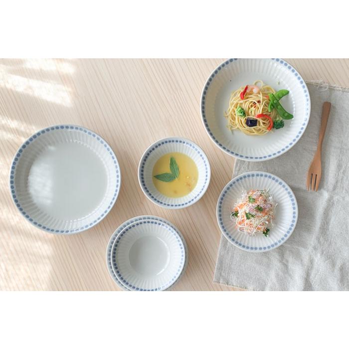 食器セット 二人用 ペア エンボス十草 2人用セット ホワイト 6枚セット
