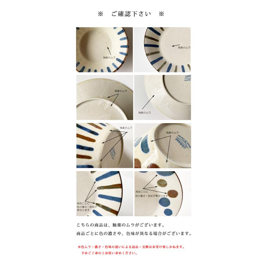 皿 ぱいかじ 反型 7.0皿 おしゃれ 23.8cm 和食器 盛り皿 パスタ皿 カフェ風 美濃焼 南風 日本製 選べる５柄 |  | 09