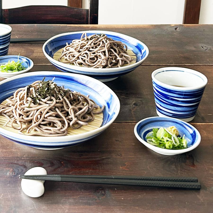 そばちょこ 呉須刷毛目 そば用食器 和食器 和スイーツカップ : みの