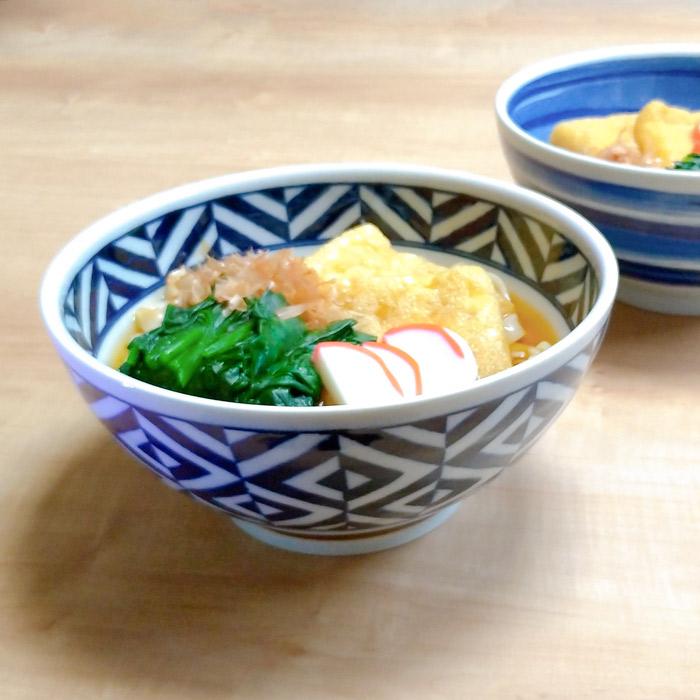 どんぶり 食器 江戸紋様 さぬき 丼 19cm 器 おしゃれ 鉢 丼鉢 陶器