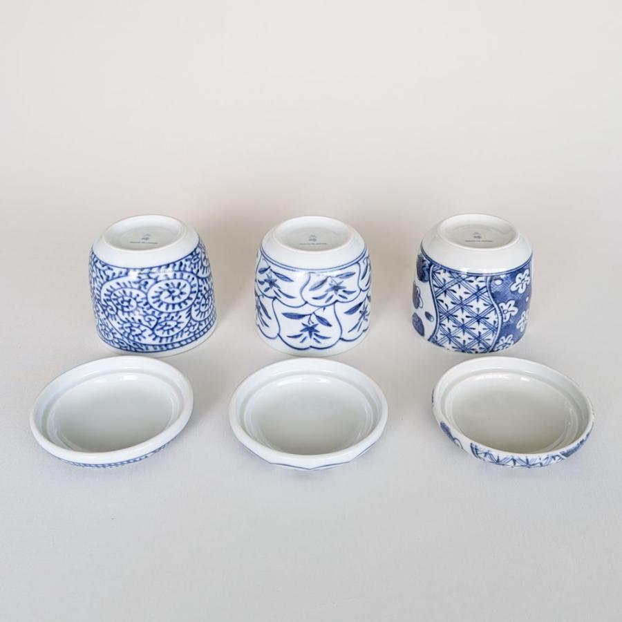 蒸し碗 茶碗蒸し 碗蒸し 器 蓋付き 【 焼板付 染付 】 美濃焼 日本製