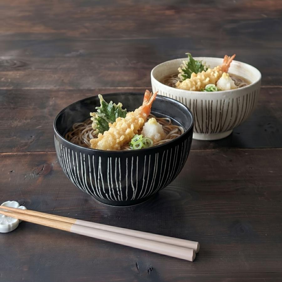 どんぶり 食器 おしゃれ 彫十草 お好み丼大 16cm 選べる2色 鉢 丼