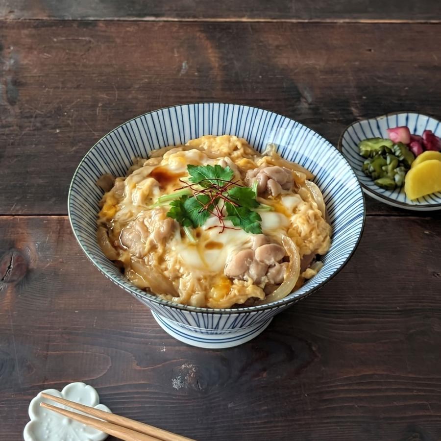 どんぶり 食器 おしゃれ 細十草 反形 16cm 丼 小ぶり ラーメン丼