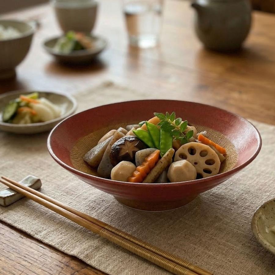 そば食器 錆朱くるみ 櫛目 1人前 そば食器セット 一人前 ざるそば