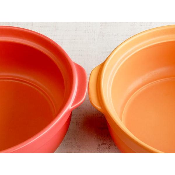 土鍋 一人用 おしゃれ 直火専用 耐熱宴ベイク土鍋 6号選べる2色