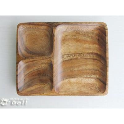 食器 ランチプレート アカシア 木製 ランチ皿 プレート｜kitchengoods-bell｜02
