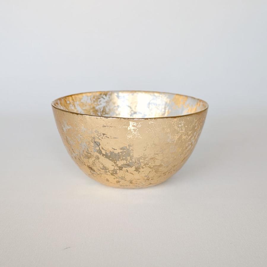 ラーラ ラーラボウル 14cm ゴールド ガラス ボウル 中鉢 サラダボウル