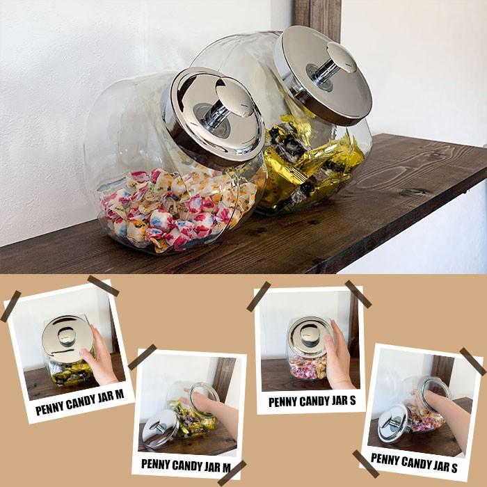 保存容器 ガラス おしゃれ ストッカー ペニーキャンディージャーM
