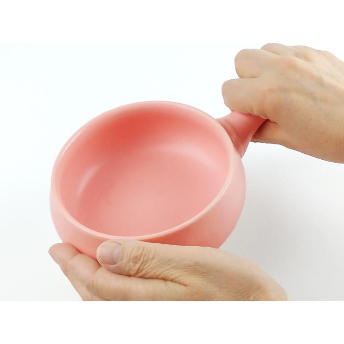 IVORY（アイボリー） グラタン皿 耐熱皿 片手鍋 ピンク 浅型 直径13cm