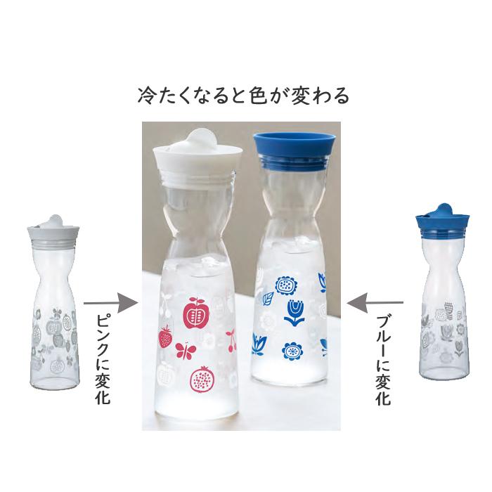 最大68%OFFクーポン HARIO ハリオ ウォータージャグ サーモカラー ブルー 1000ml 冷水筒 耐熱ガラス 冷蔵庫ポット 麦茶ポット レトロ HARIO(ハリオ) ウォータージャグ サーモカラー ブルー 実用容量1,000ml 日本製 WJT-10-BU