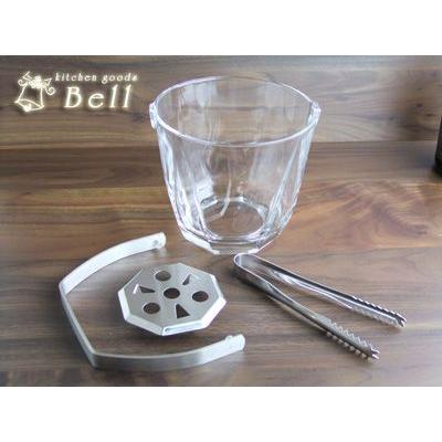 ADERIA サージュ アイスペール 氷入れ 1400ml 吊り手 トング 水切り