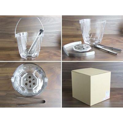 ADERIA サージュ アイスペール 氷入れ 1400ml 吊り手 トング 水切り