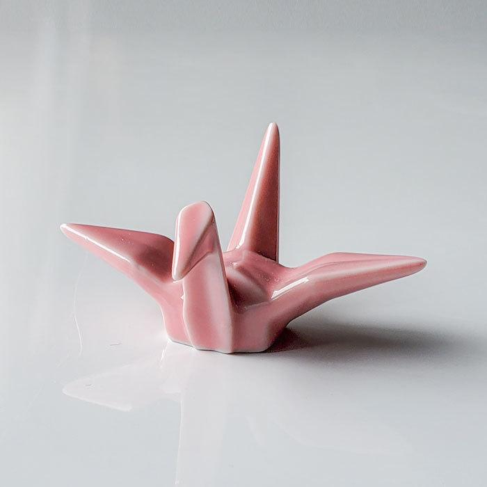 折り鶴 箸置き ピンク 単品売り レスト 引き出物 お祝い 縁起物 日本製 129 0002 みのさららヤフー店 通販 Yahoo ショッピング