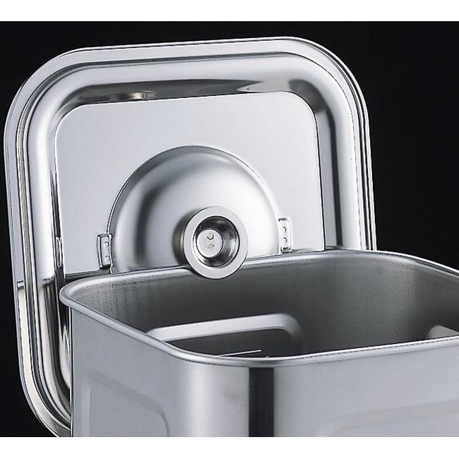 AG 18-8目盛付角キッチンポット（手付） 19cm : キッチングッズ柳屋