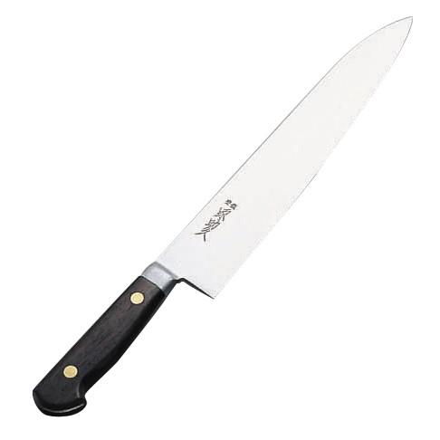 超定番品／ 包丁 東京刃物 源助久 日本鋼ツバ付牛刀180mm : キッチン
