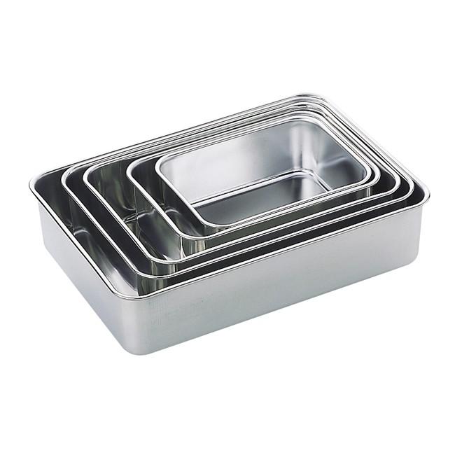 AG 18-8深型組バット9号 ステンレス バット 組バット : キッチングッズ