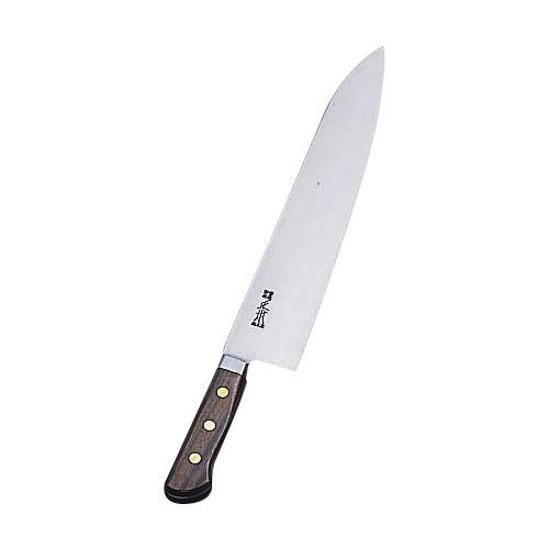 正本 ツバ付最高級炭素鋼 牛刀33cm : キッチングッズ柳屋 ヤフー店