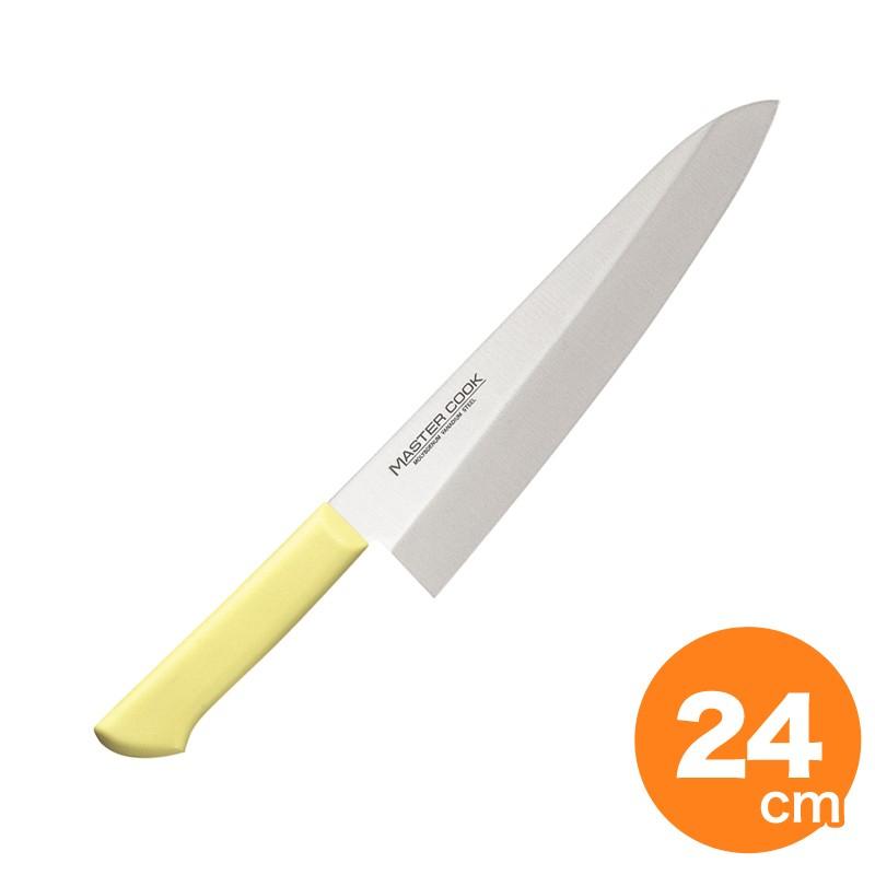 マスターコック 抗菌洋出刃 MCDK180 24cm イエロー