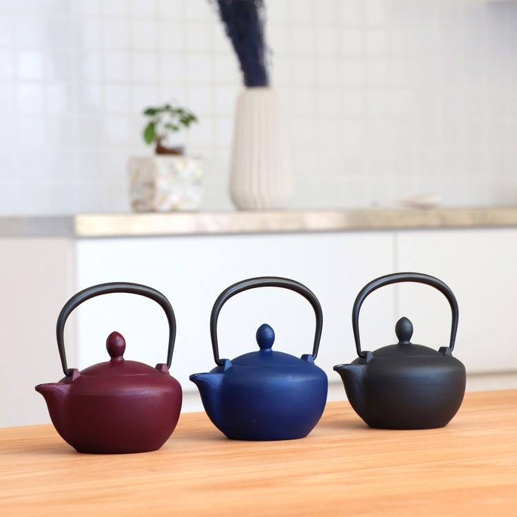 岩鋳（IWACHU） 急須 南部鉄器 ティーポット カラーポット ポワール 赤