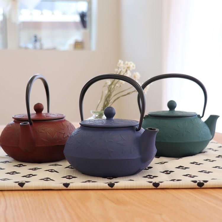 岩鋳（IWACHU） 急須 南部鉄器 ティーポット カラーポット 5型カエデ