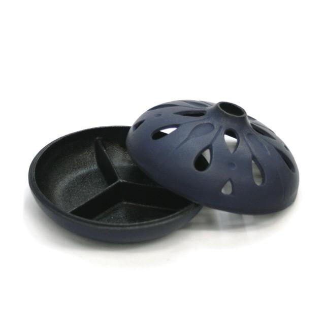南部鉄器 蚊遣器 蚊取り線香入れ 黒 岩鋳（IWACHU） 蚊遣り (蚊取線香入れ) 雫 紫紺 南部鉄器 日本製