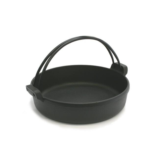 岩鋳（IWACHU） すき焼き鍋 南部鉄器 1ー2人用 南部ツル付 20cm 日本製