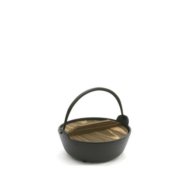 岩鋳（IWACHU） ふる里鍋 田舎鍋 南部鉄器 深型 焼付 16cm 日本製