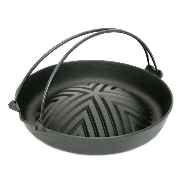 未使用 義経鍋 南部鉄器 ５人用 鍋 ジンギスカン 焼肉 鉄板 kitchengoods_iw23005