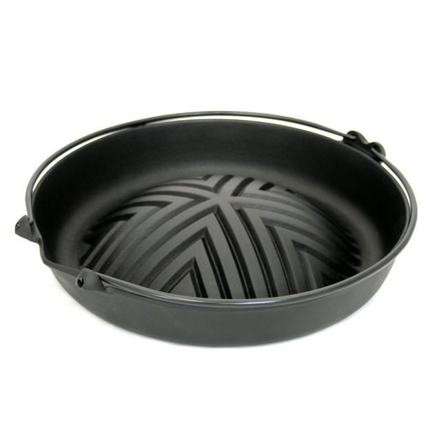 ジンギスカン鍋 南部鉄器 岩鋳 ツル付 日本製 ギフト 贈り物 ラム