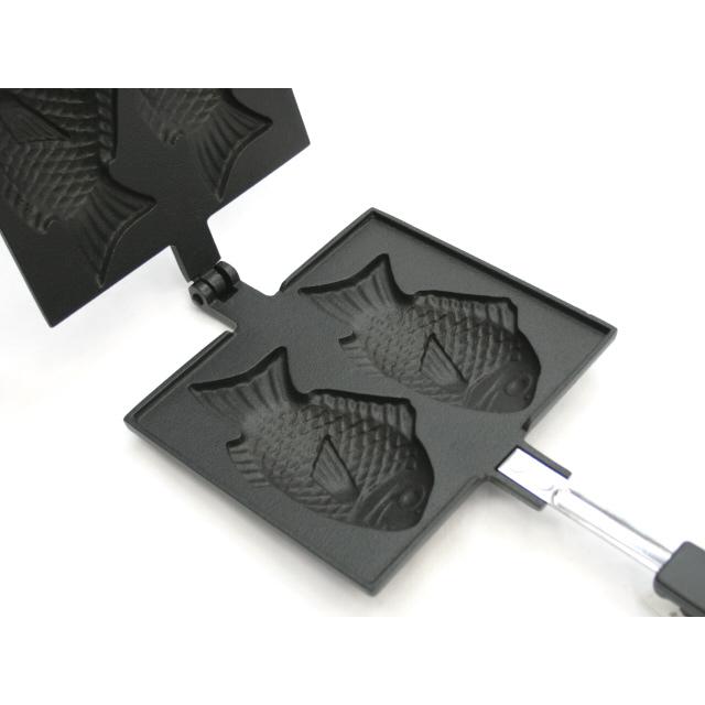 岩鋳（IWACHU） 保証書・パンフレット付 たい焼き器 南部鉄器 亀の子