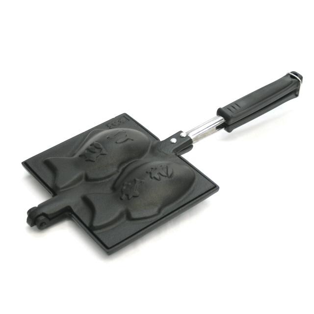 岩鋳（IWACHU） 保証書・パンフレット付 たい焼き器 南部鉄器 亀の子