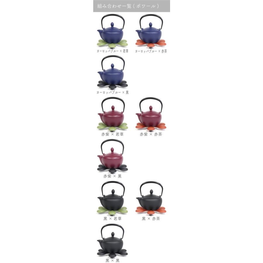 南部鉄器茶こし付き急須と急須敷きセット 南部鉄器茶こし付き急須と急須敷きセット