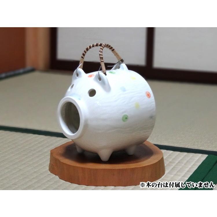 日本製 萬古焼 蚊取り器 蚊取豚 ドット 水玉 お試し蚊取り線香6巻付 蚊取り線香入れ おしゃれ かわいい ブタ Msse キッチングッズ柳屋 ヤフー店 通販 Yahoo ショッピング