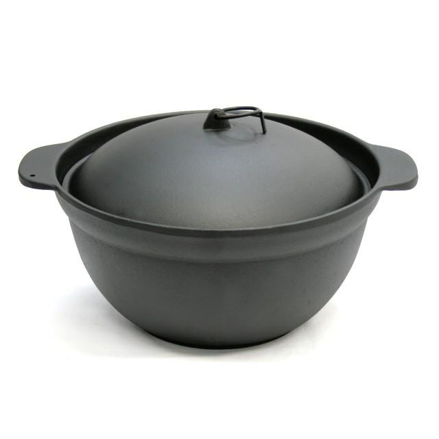 及源鋳造 ごはん鍋 南部ごはん釜 5合炊き 南部鉄器 及源 F-413 日本製