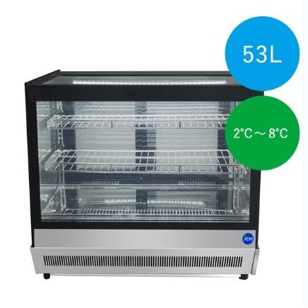 5584【程度良好】JCMS-53T 卓上型対面冷蔵ショーケース（角型） JCMオフィシャルショップ / 卓上型対面冷蔵ショーケース（角型）【JCMS