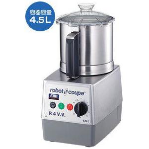 新品エフエムアイrobot coupe R-4.V.V.カッターミキサー4.5L 送料無料 新品 FMI ロボ クープ (小型)R-4V.V.B(無段階変速) : 厨房
