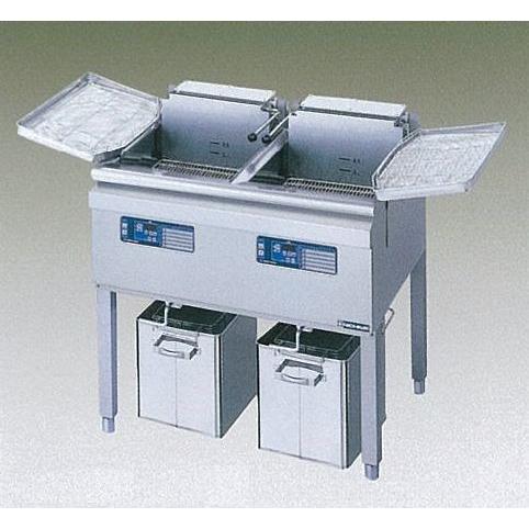 ニチワ電気フライヤー 2015年 18L。 送料無料 新品 ニチワ電機 二槽電気フライヤー （18L） SEFD-18KW