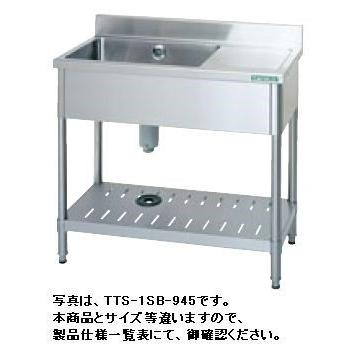 送料無料 新品 タニコー 台付一槽シンク （バックガードあり） W1000 
