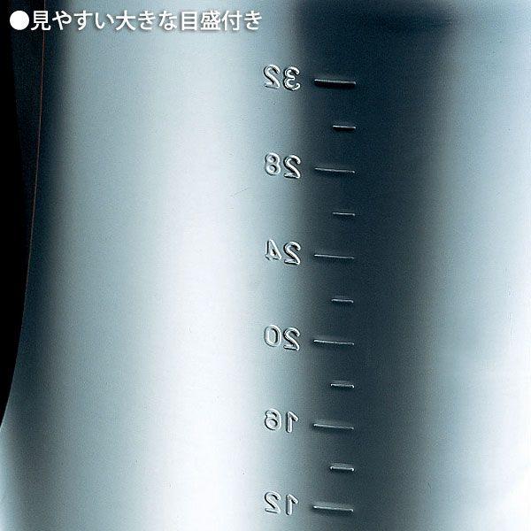 寸胴鍋 CLO 電磁モリブデン 目盛付 42cm ステンレス 業務用（km）の画像