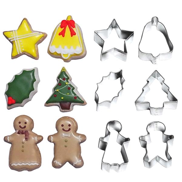 クッキー抜き型 6種 クリスマスセット　[ Marpol 2111]　【送料別途】 | 