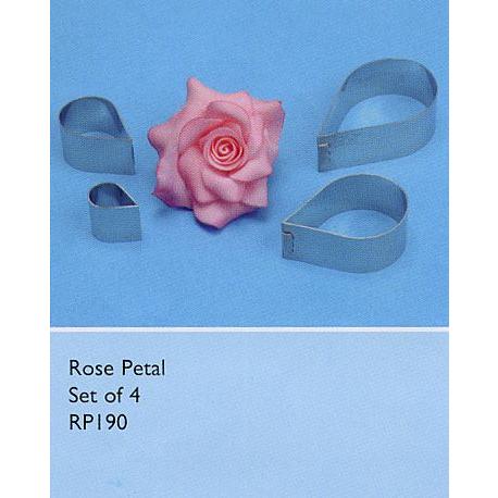 抜き型 バラの花びら 4サイズ　[190]　　シュガークラフト |  | 01